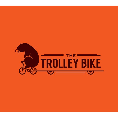 Awesome Logo For The Trolley Bike That Kicks Ass