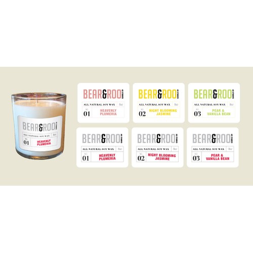 Start up soy candle company looking for a beautiful label