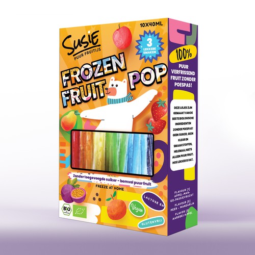 Kids ICEPOPS- Ice Cream Packaging Design
