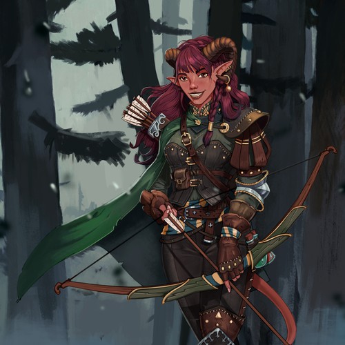 Dungeons & Dragons character illustration