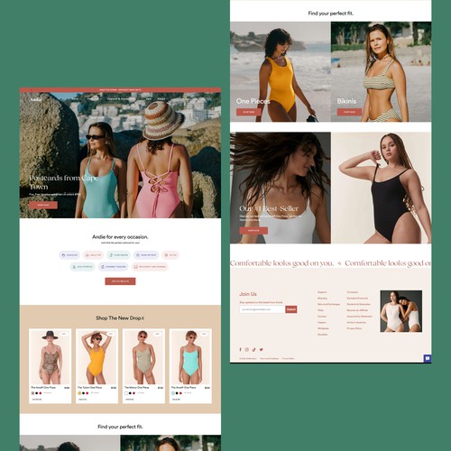Andieswim - full store setup