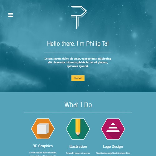 Designer Portfolio Website and Logo