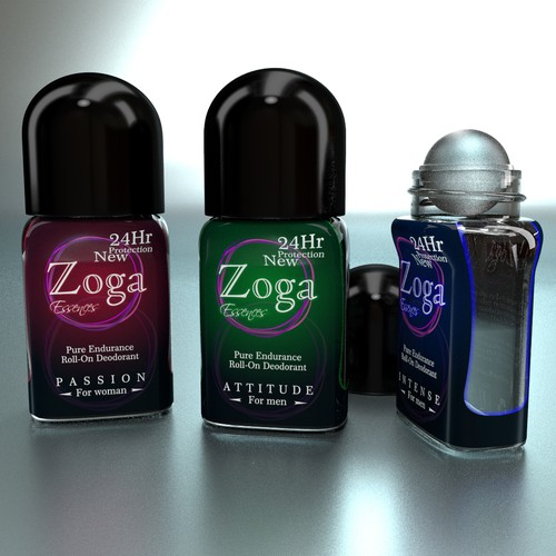 Design new version, modern, shocking, attractive design for personal deodorant