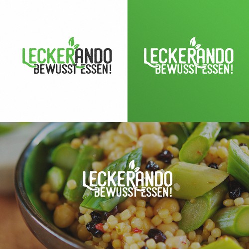 Design for the Leckerando vegan restaurant constest