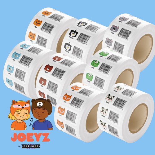 UPC sticker rolls