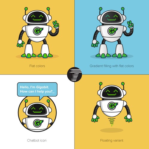 Tachus chatbot design (white variant)