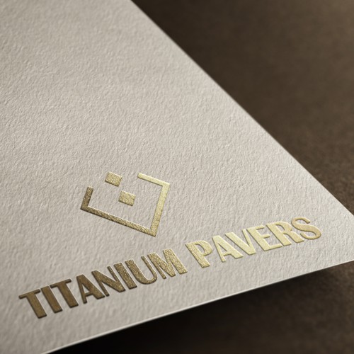 Titanium Pavers - Logo Design #1