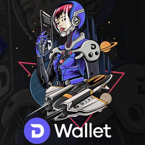 D Wallet t-shirt design