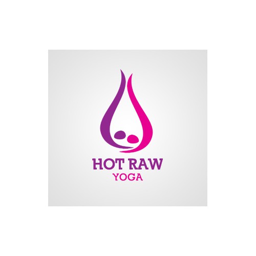 Create the next logo for Hot Raw Yoga