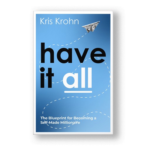 Book cover for a self help book