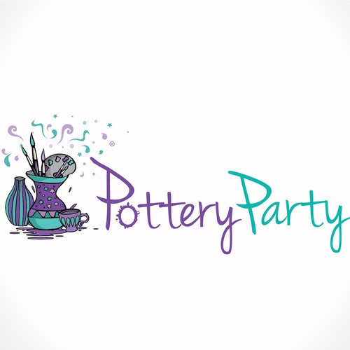 Fun & Funky Logo Needed for Pottery Party
