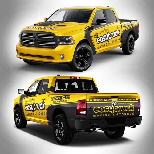 dodge RAM 1500 easytruck wrap