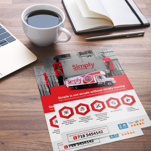 Simply Moving (Flyer Design)