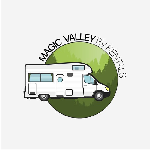 RV Rental Logo Design