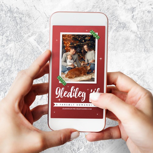 Social Media christmas card