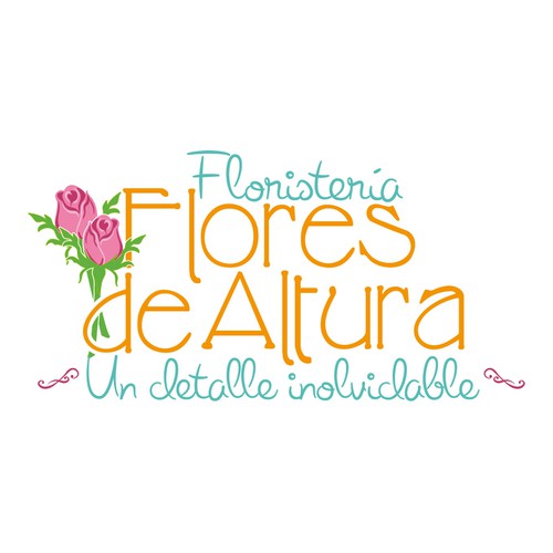 Create a flower shop logo design