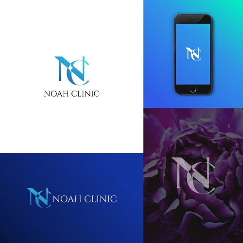 Luxury Elegant Logo Design for Noah Clinic