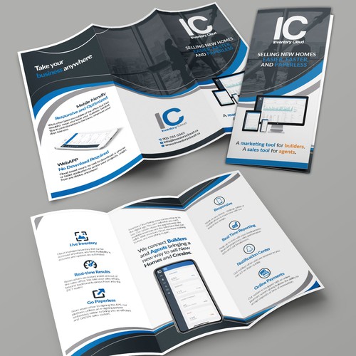 Tri-fold flyers for Trade show