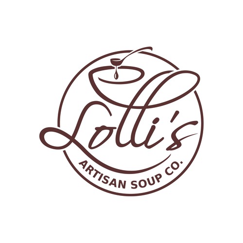 Logo and Label Lolli's Artisan Soup Co.