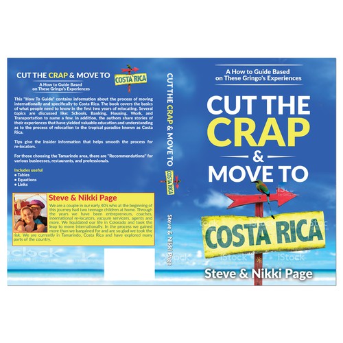 Costa Rican relocation guide needs an eye catching cover