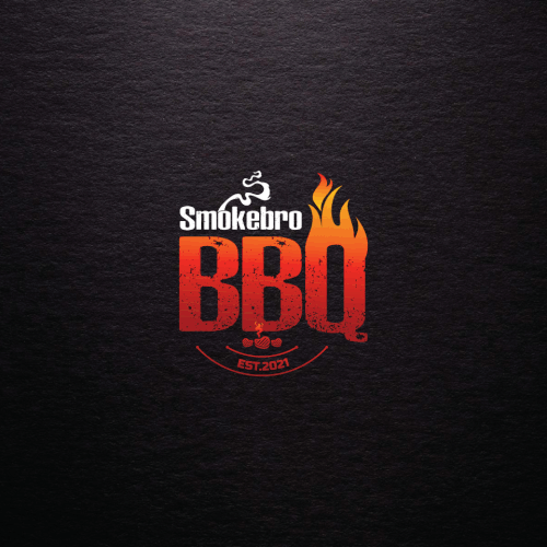 Smokebro BBQ logo design 