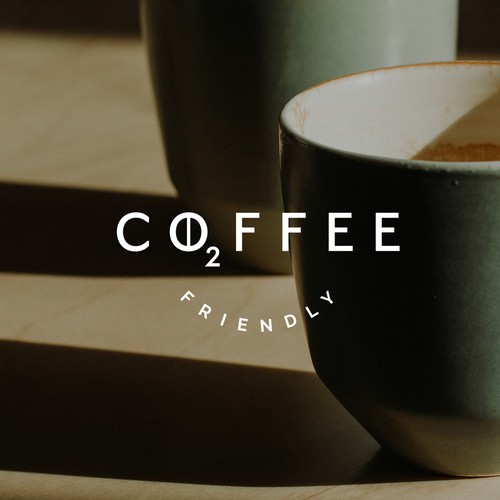 Scandinavian wordmark for a Co2 friendly coffee company