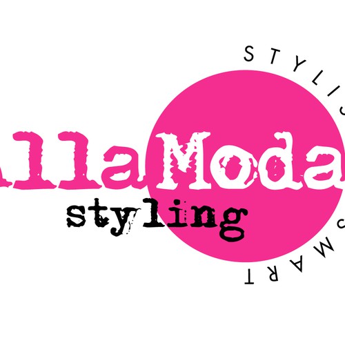 Logo Design for Alla Moda Styling