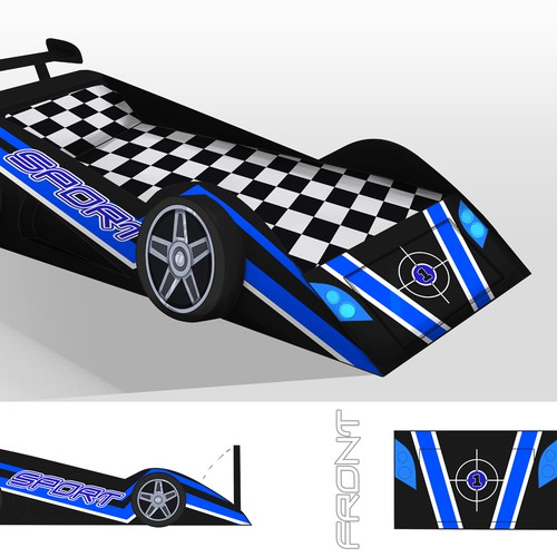 Design - Race car bed