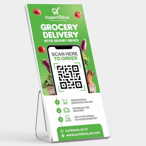 Super Value Supermarket flyer design