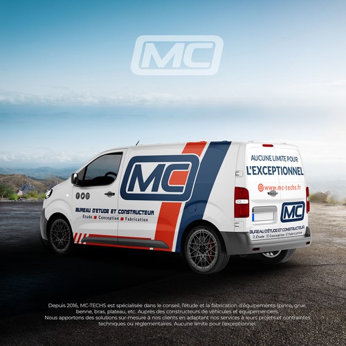 Modern Wrap Design For MC TECHS Company