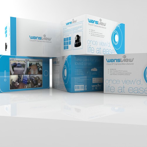 Help Wansview with a new ip camera product packaging