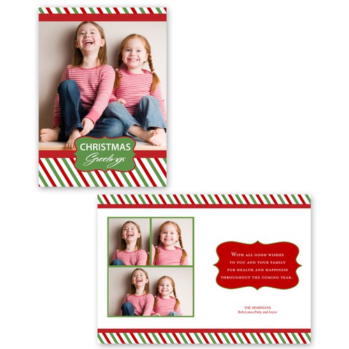 Picaboo 5" x 7" Folded Christmas Card (will award up to 25 designs!)