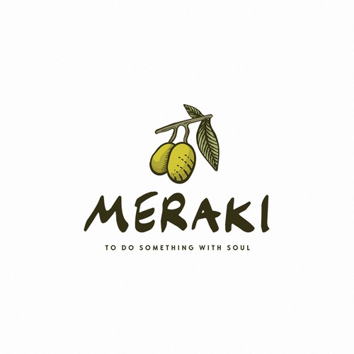 Logo concept for a greek restaurant