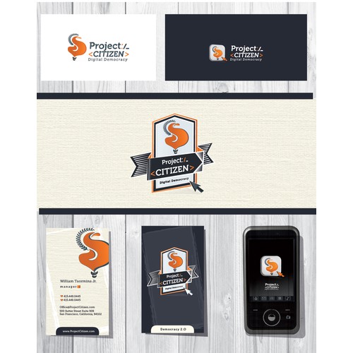 Tech startup, "Project: CITIZEN" needs LOGO + BRAND IDENTITY