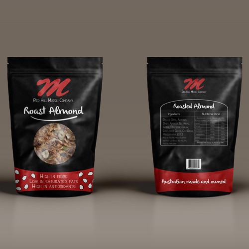 Packaging proposal for Roast Almond Muesli