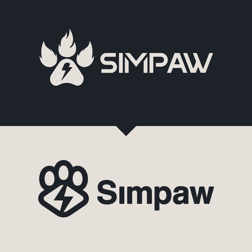 Simpaw Rebranding Logo