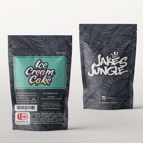 Packaging design for Jakes Jungle