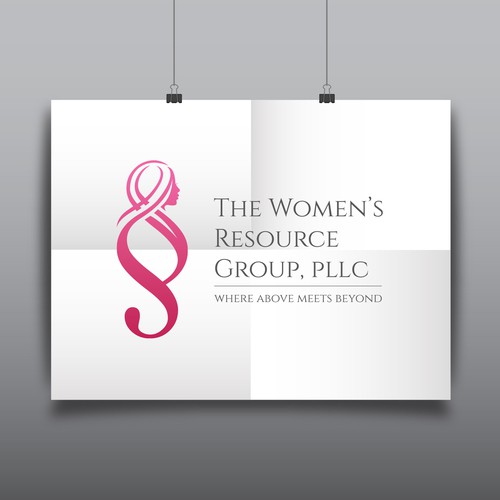 logo for law firm specializing in women's rights v4