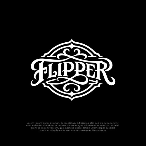Flipper logo design