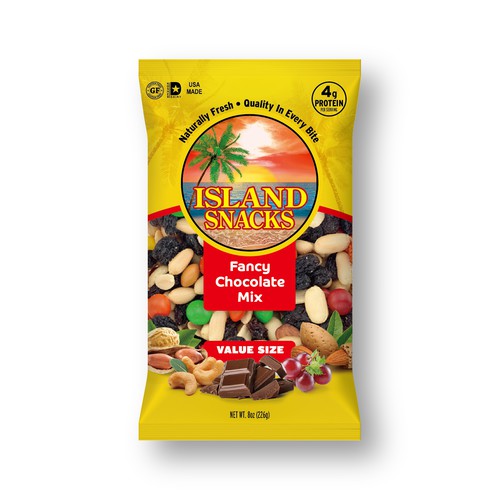 Package update for snack company.