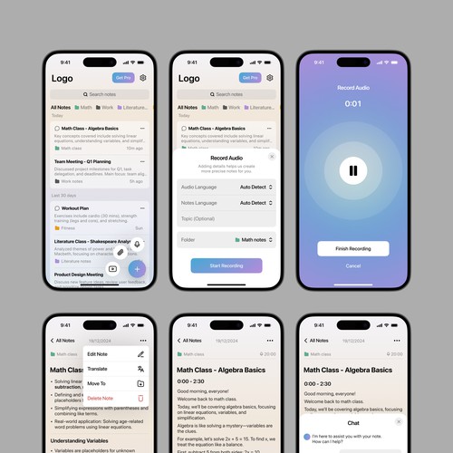 AI Note Taking App
