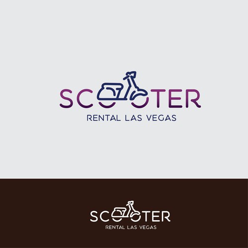 Logo concept for scooter rental