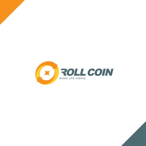 Design logo ROLL COIN
