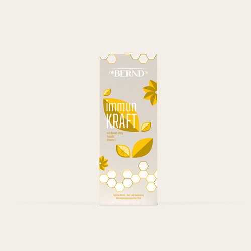 Packaging for Immune Boosting throat spray