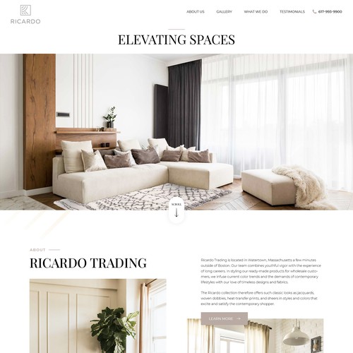 Home Design Website for wholesaler of curtains, drapes, & roman shades. 