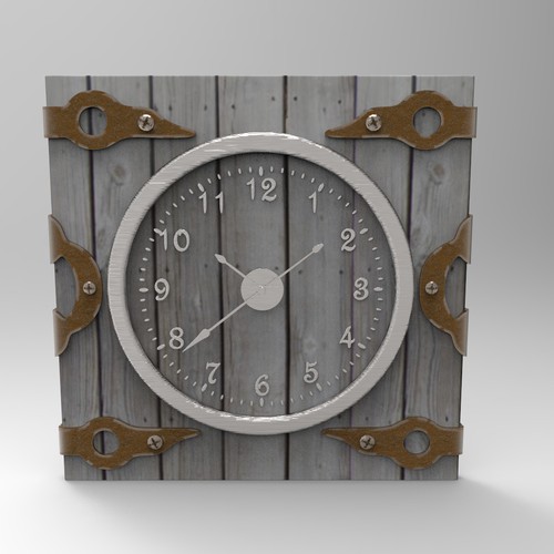 Wood Wall Clock