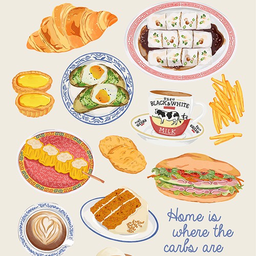 Multicultural Food Poster