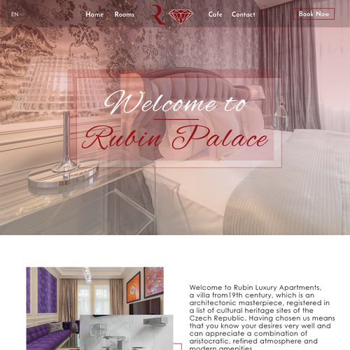 Web design for luxury apartments