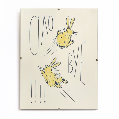 Illustrated print - Ciao Bye