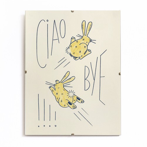 Illustrated print - Ciao Bye